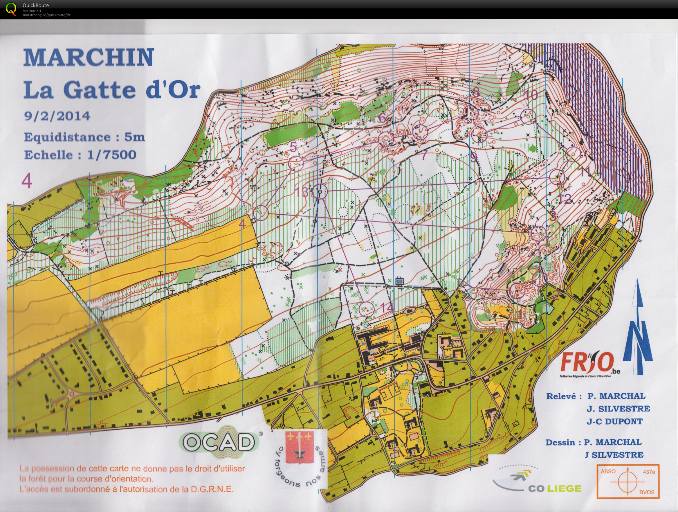 Regionaler Lauf Marchin T1 (09.02.2014)