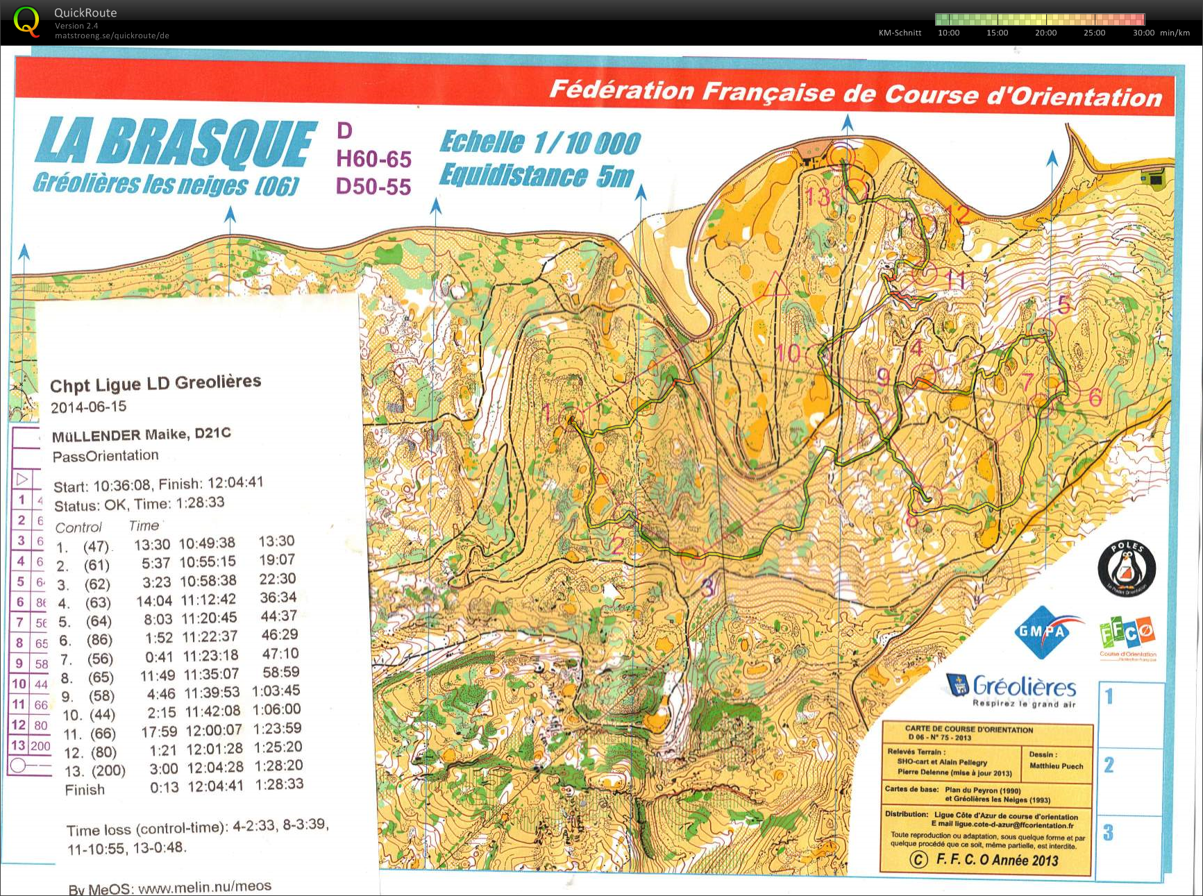 Chpt de Ligue PACA longue distance (15.06.2014)