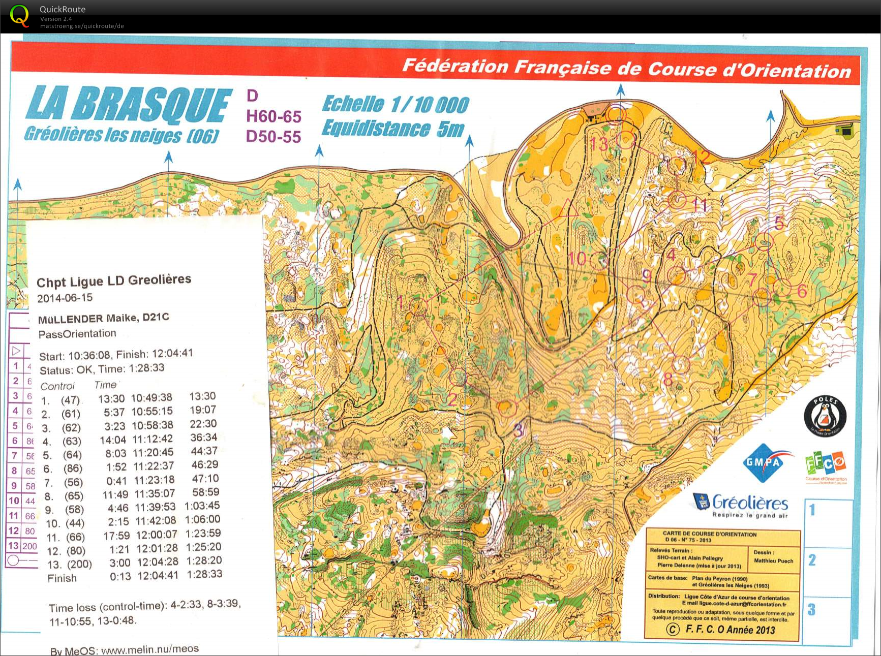 Chpt de Ligue PACA longue distance (15.06.2014)