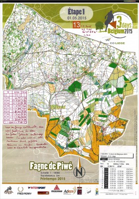 1. Etappe - Fagne de Piwé